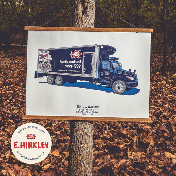 Dietz & Watson Dietz x Hinkley Truck Poster
