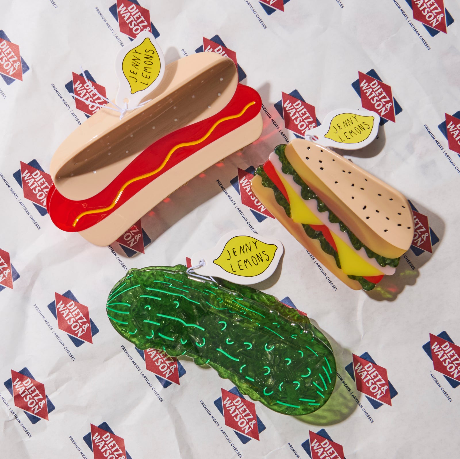 Dietz & Watson Dietz x Jenny Lemons Hair Clips