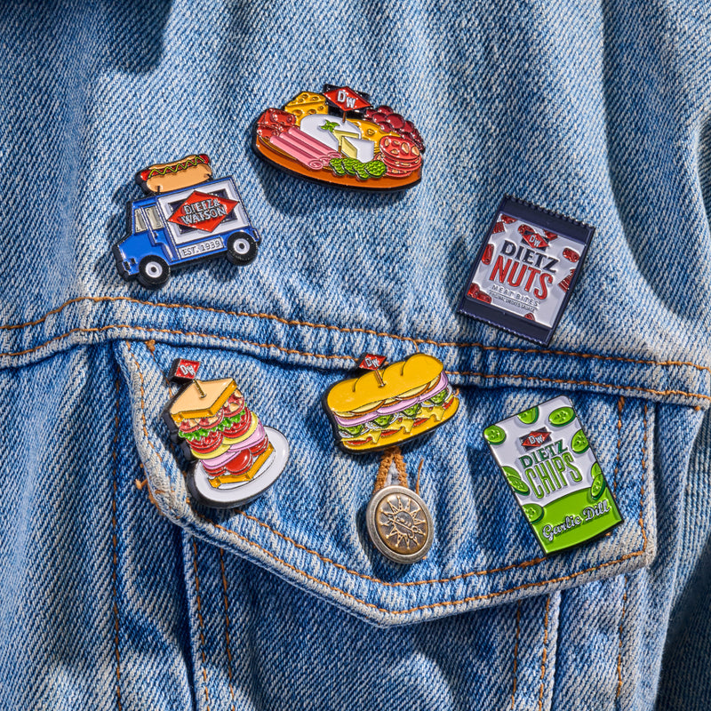 デミカツ デミカセット Dietz & Watson Dietz x Pinadelphia Deli Pins