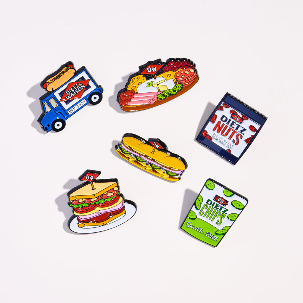 Dietz & Watson Dietz x Pinadelphia Deli Pins