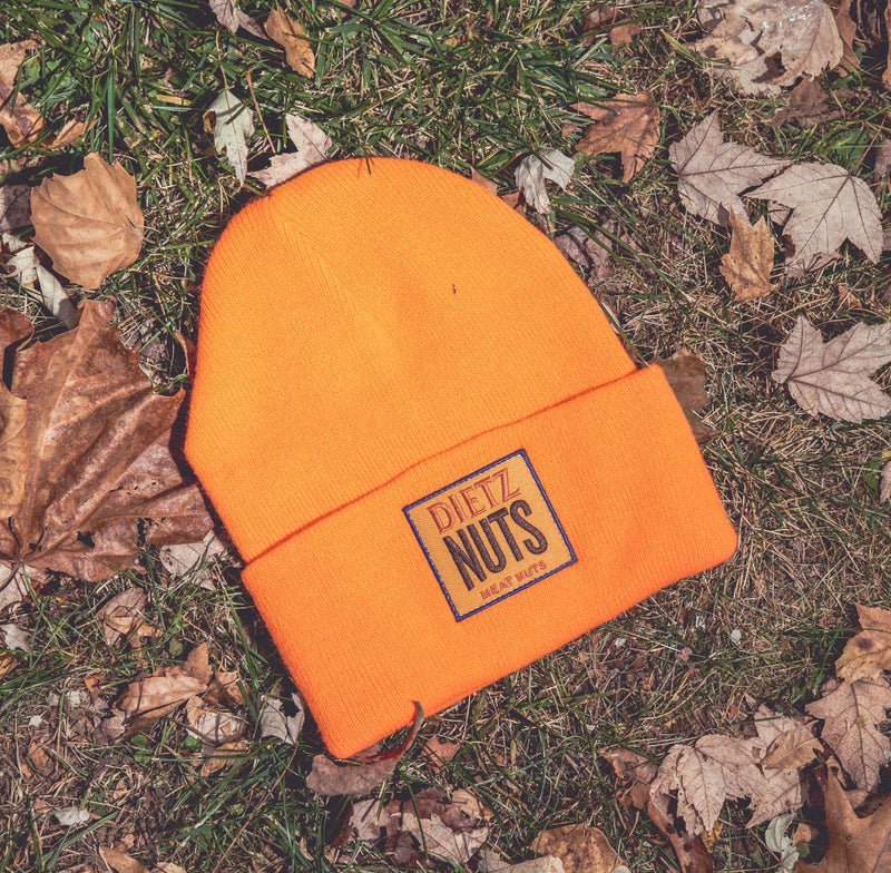 Dietz Nuts Orange Beanie