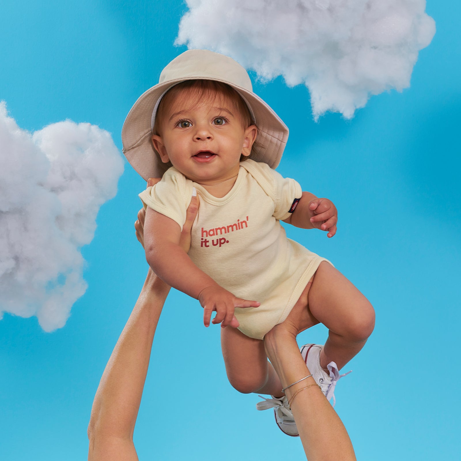 Dietz & Watson hammin' it up Baby Onesie