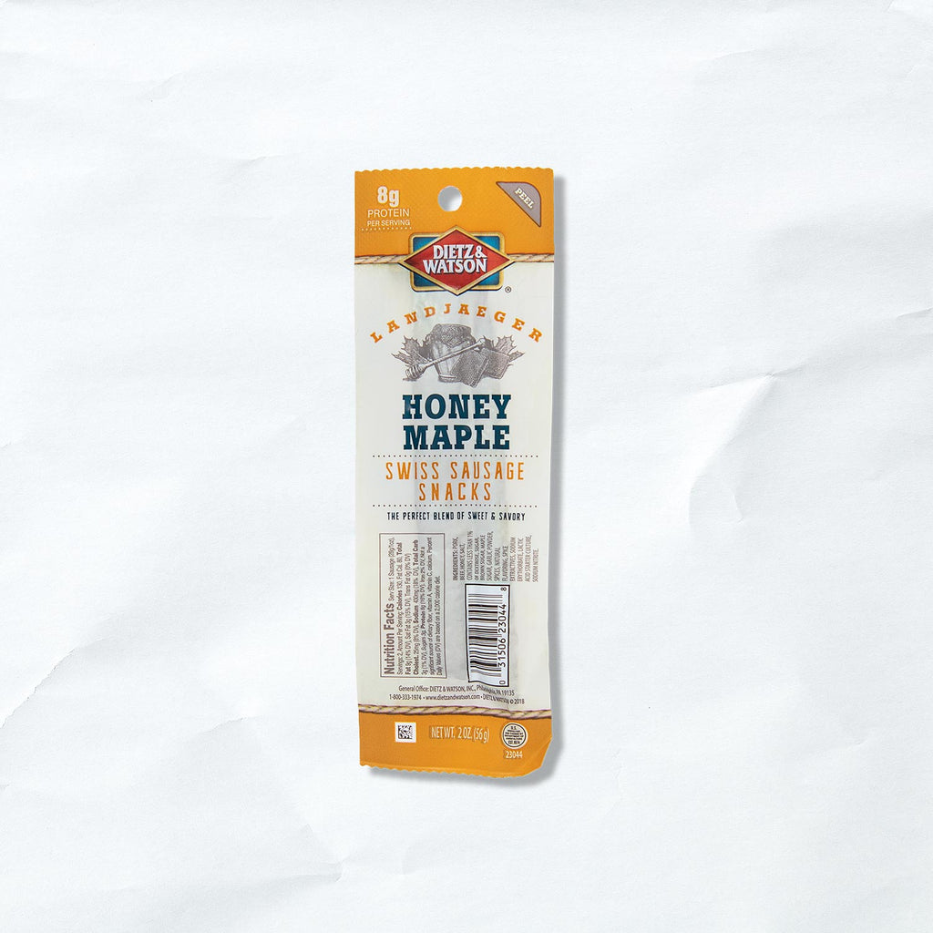 Dietz & Watson Landjaeger Honey Maple Swiss Sausage Snacks