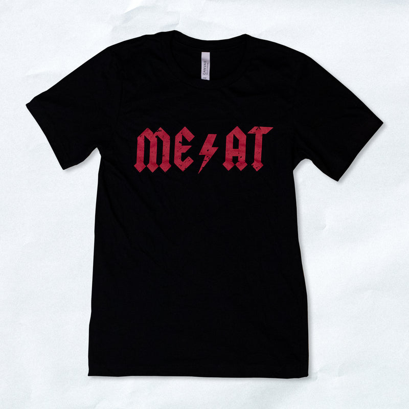 meat ACDC tee