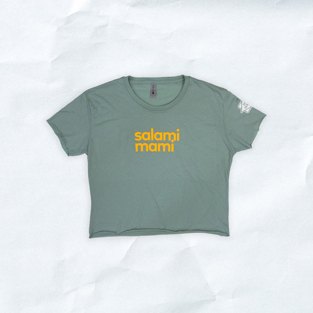 Dietz & Watson salami mami crop tee