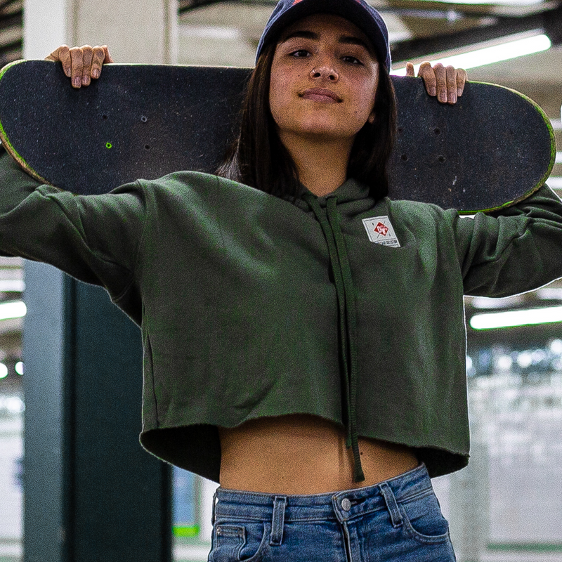 Crop hoodie with jeans hotsell